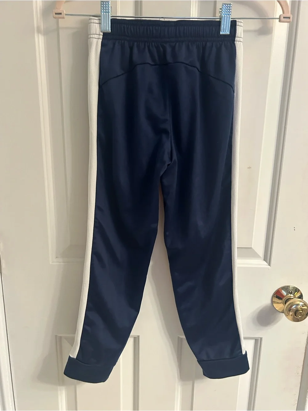 jumping beans Navy Athletic Pants with White Side Stripes